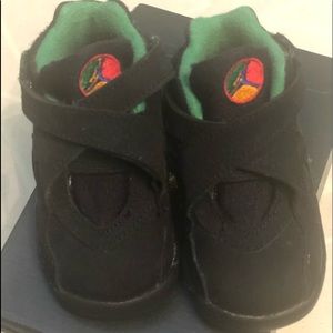 Jordan 8 Retro Black AirRaid Tinker shoe infant